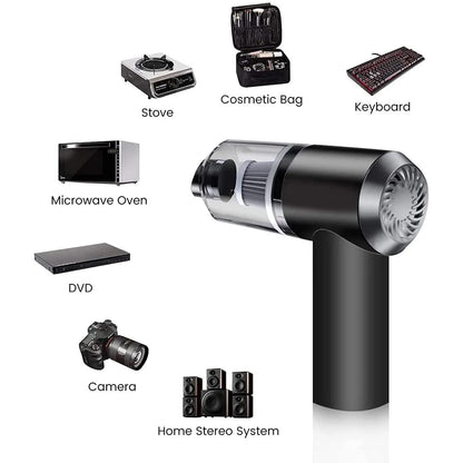 Mini Handheld Wireless Vacuum Cleaner – Powerful Portable Dust Remover for Car, Home & Office